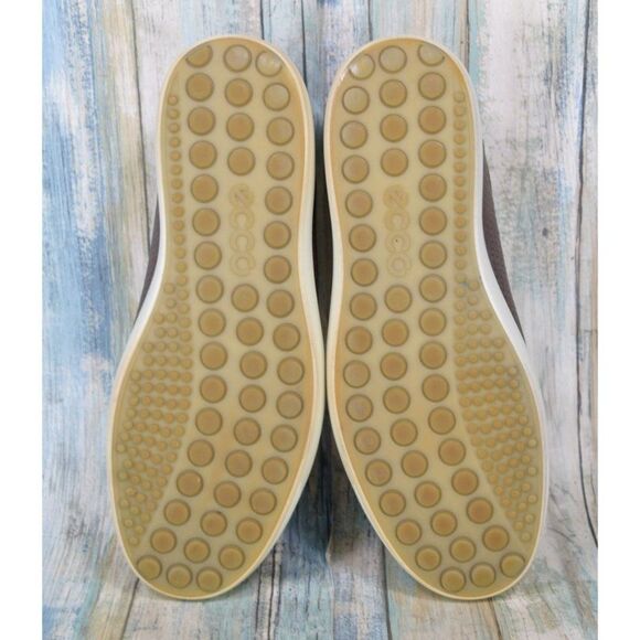 Ecco Soft 7 Men\'s Brown Leather Perforated Sneakers Size 10 / 10.5 EUR 44 main image 9